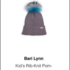 Bari Lynn Toddler Winter Hat with Pompom